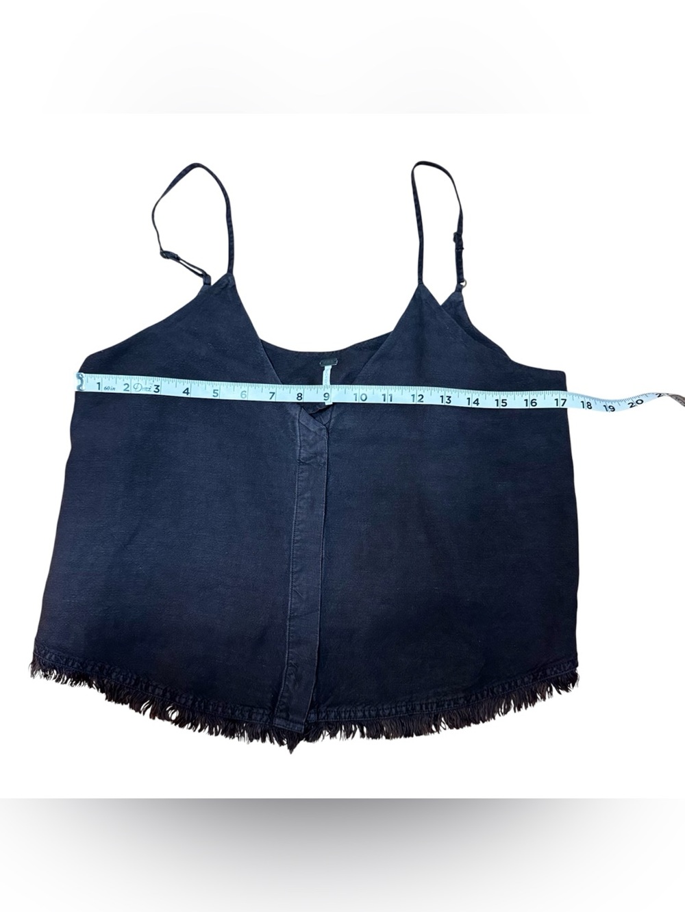 Young Fabulous & Broke Rehan cropped swing linen tank chocolate boho festival - Picture 9 of 10